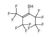 1,1,1,4,4,5,5,5-octafluoro-2-(trifluoromethyl)pent-2-ene-3-thiol结构式