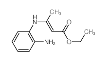 ethyl 3-[(2-aminophenyl)amino]but-2-enoate结构式