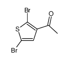 2,5-二溴-3-乙酰基噻吩结构式