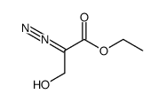 2-diazo-3-hydroxy-propionic acid ethyl ester Structure