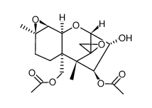 4β,15-diacetoxy-9β,10β, 12,13-diepoxytrichothecan-3α-ol Structure