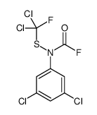 N-[dichloro(fluoro)methyl]sulfanyl-N-(3,5-dichlorophenyl)carbamoyl fluoride结构式