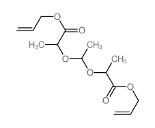 Propanoic acid,2,2'-[ethylidenebis(oxy)]bis-, di-2-propenyl ester (9CI)结构式