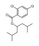 2,6-dimethylheptan-4-yl 2,4-dichlorobenzoate结构式
