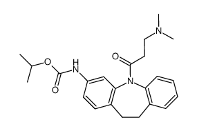 3-Carbisopropoxyamino-5-β-dimethylaminopropionyl-iminodibenzyl结构式