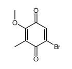 5-bromo-2-methoxy-3-methylcyclohexa-2,5-diene-1,4-dione结构式