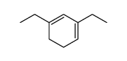 1,3-diethyl-cyclohexa-1,3-diene结构式