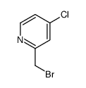 2-(溴甲基)-4-氯吡啶结构式