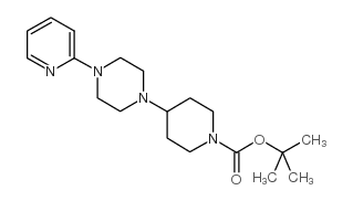 1-Boc-4-(4-吡啶-2-哌嗪-1-基)-哌啶结构式