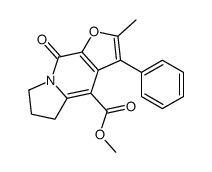 2-甲基-8-氧代-3-苯基-5,6,7,8-四氢-1-噁-7a-氮杂茚烯-4-羧酸甲酯结构式