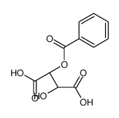 (2R,3R)-2-benzoyloxy-3-hydroxybutanedioic acid结构式
