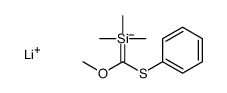 lithium,[methoxy(phenylsulfanyl)methyl]-trimethylsilane Structure