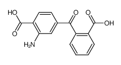 2'-amino-2,4'-carbonyl-di-benzoic acid结构式
