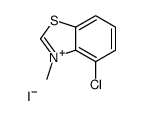 4-chloro-3-methyl-1,3-benzothiazol-3-ium,iodide Structure