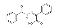 (Z)-α-(benzoylhydrazono)phenylacetic acid Structure