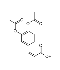 (E)-Caffeic Acid Diacetate Structure