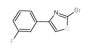2-BROMO-4-(3-FLUORO-PHENYL)-THIAZOLE结构式