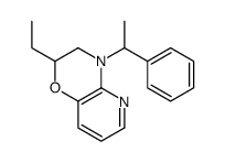 2-ethyl-4-(1-phenylethyl)-2,3-dihydropyrido[3,2-b][1,4]oxazine结构式