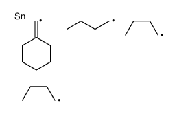 tributyl(cyclohexylidenemethyl)stannane Structure
