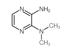 2-氨基-3-(二甲氨基)吡嗪结构式