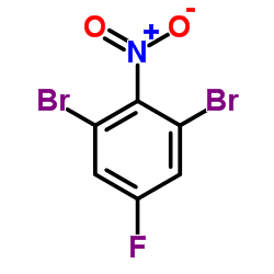 1,3-Dibromo-5-fluoro-2-nitrobenzene Structure