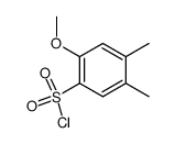 2-甲氧基-4,5-二甲基苯磺酰氯结构式