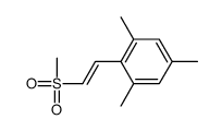 1,3,5-trimethyl-2-(2-methylsulfonylethenyl)benzene结构式