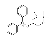 tert-butyl-(2-diphenylsilyloxypropoxy)-dimethylsilane结构式