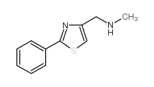 甲基-(2-苯基-噻唑-4-甲基)-胺结构式