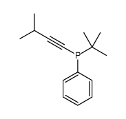 tert-butyl-(3-methylbut-1-ynyl)-phenylphosphane结构式