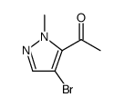 Ethanone, 1-(4-bromo-1-methyl-1H-pyrazol-5-yl) Structure