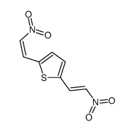 2,5-bis(2-nitroethenyl)thiophene结构式