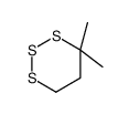 4,4-dimethyltrithiane Structure