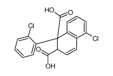 5-chloro-1-(2-chlorophenyl)-2H-naphthalene-1,2-dicarboxylic acid结构式