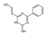 N-(4-amino-6-phenyl-1,3,5-triazin-2-yl)formamide结构式