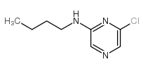 N-丁基-6-氯-2-吡嗪胺结构式