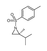 Aziridine, 2-methyl-2-(1-methylethyl)-1-[(4-methylphenyl)sulfonyl]-, (2S)结构式