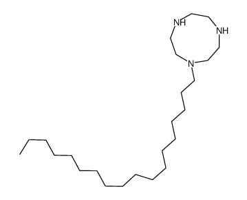1-octadecyl-1,4,7-triazacyclononane结构式