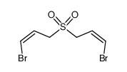 bis-(3-bromo-allyl)-sulfone Structure