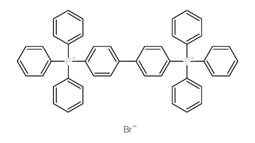 Phosphonium,[1,1'-biphenyl]-4,4'-diylbis[triphenyl-, dibromide (9CI) Structure