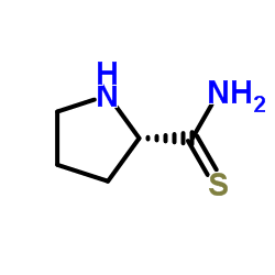 2-吡咯烷硫代酰胺(2S)-结构式