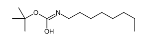 tert-butyl N-octylcarbamate Structure