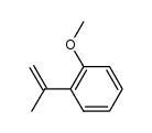 1-甲氧基-2-(丙-1-烯-2-基)苯结构式