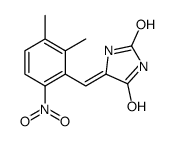 5-[(2,3-dimethyl-6-nitrophenyl)methylidene]imidazolidine-2,4-dione结构式