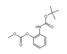 2-(Boc-amino)phenyl methyl carbonate Structure