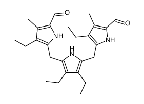 2,5-bis<(3-ethyl-5-formyl-4-methylpyrrol-2-yl)methyl>-3,4-diethylpyrrole Structure