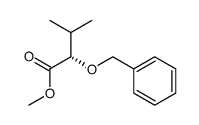 methyl (S)-2-(benzyloxy)-3-methylbutanoate结构式