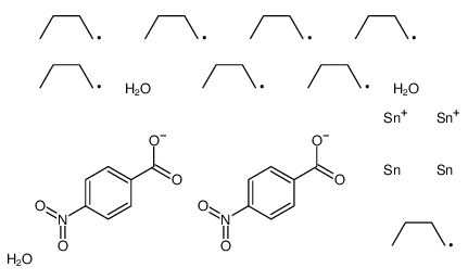 [dibutyl-[dibutyl-[dibutyl-[dibutyl-(4-nitrobenzoyl)oxystannyl]oxystannyl]oxystannyl]oxystannyl] 4-nitrobenzoate Structure