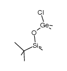 t-butyldimethylsiloxydimethylchlorogermane Structure