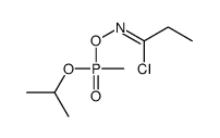 N-[methyl(propan-2-yloxy)phosphoryl]oxypropanimidoyl chloride结构式